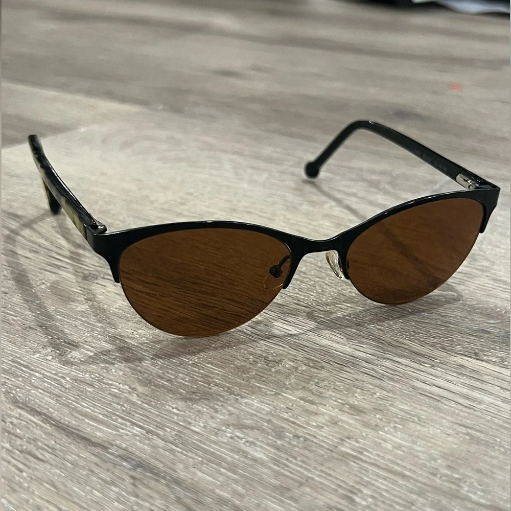 Jonathan Adler Designer Reading Sunglasses JA-503 Black Tortoise Gold Glassss